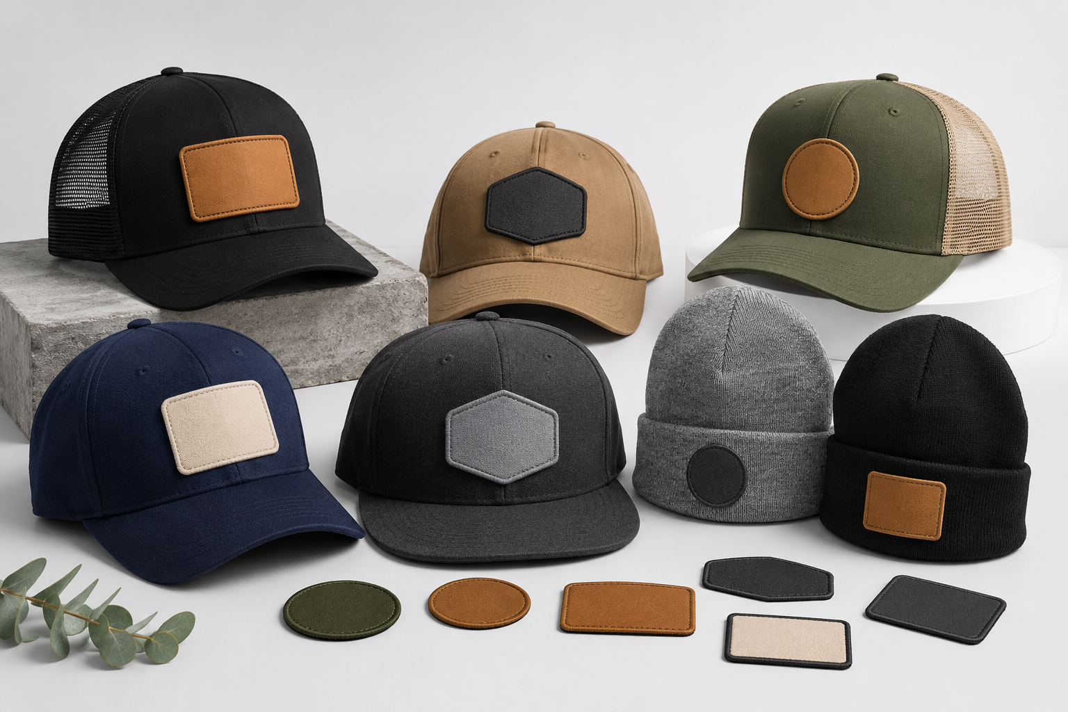 custom hat patches for cap brands