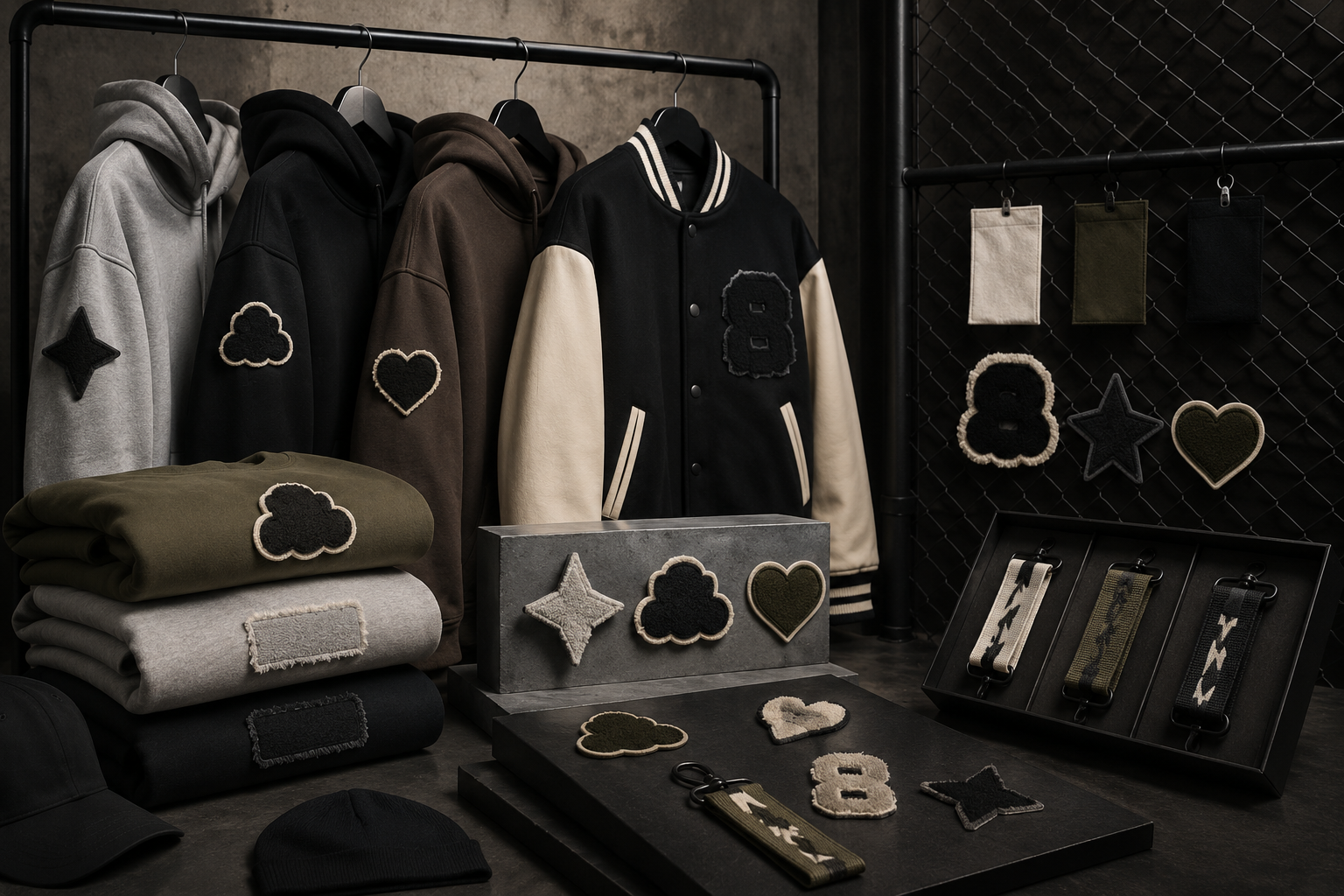 custom patches for apparel brands and clothing collections