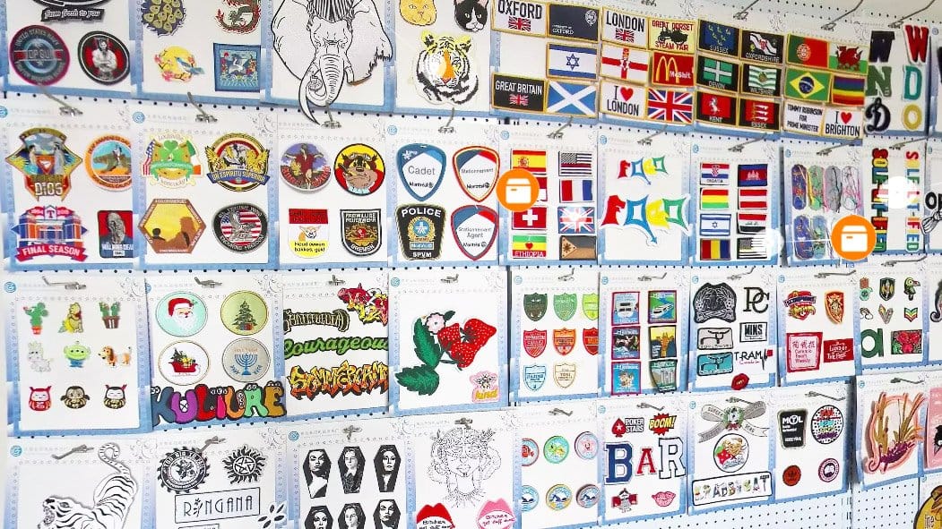 Custom apparel patches for clothing brands factory